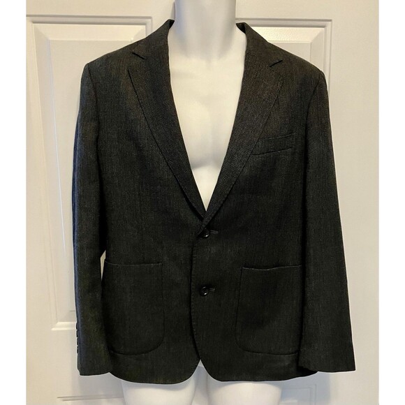 Bonobos Marzotto 38S Dark Gray Italian Wool Single Breasted Sport Coat Blazer - Picture 1 of 10